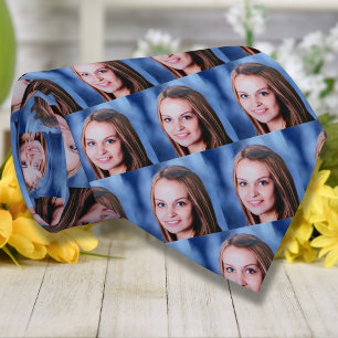 Custom Family Photo Personalized Tie