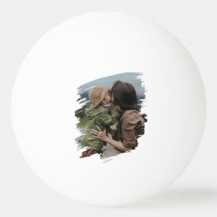 Custom Family Photo  Ping Pong Ball