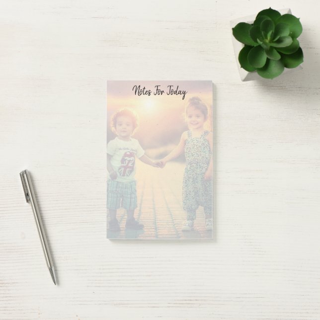 Custom Family Photo Post-it Notes (Office)