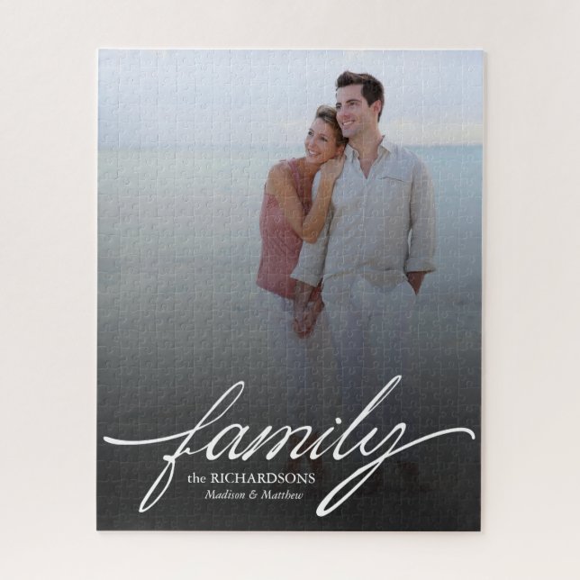 Custom Family Photo Puzzle (Vertical)