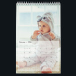 Custom Family Photo Single Page Layout Calendar<br><div class="desc">Custom Family Photo Single Page Layout Calendar. Customize the photo calendar by uploading your favourite family pics. The calendar has a single page layout design with 1 photo in each page .The front cover page has space for 3 photos . In total 16 photos can be uploaded , 1 for...</div>