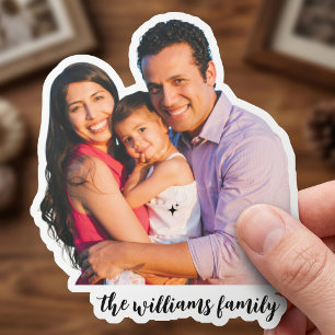 Custom Family Photo Vinyl Sticker