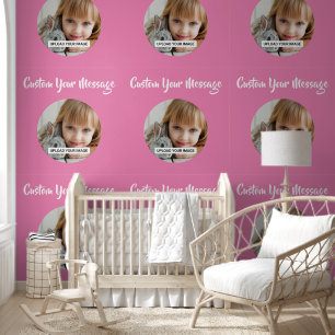 Custom Family Photo Wallpaper with Your Message