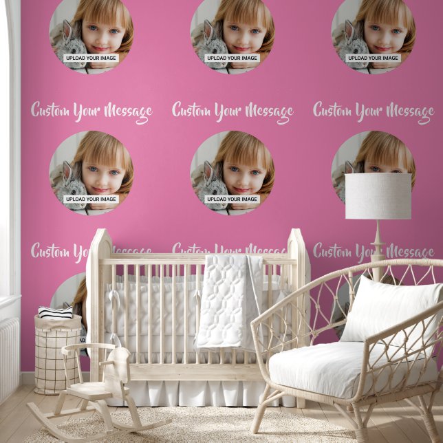 Custom Family Photo Wallpaper with Your Message (Kids)