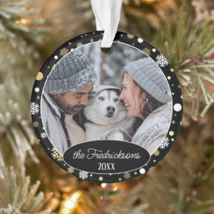 Custom Family Picture Christmas Personalized 2024 Ornament