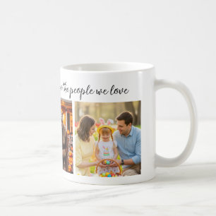 Custom Family Portrait Personalized Message Coffee Mug