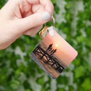 Custom Family Reunion 2-Sided Minimalist Keepsake Keychain