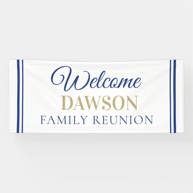 CUSTOM Family Reunion banner (Horizontal)