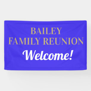 CUSTOM Family reunion banner