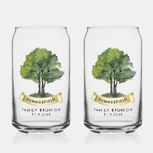 Custom Family Reunion Cousins Crew Matching Can Glass