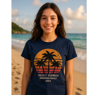 Custom Family reunion matching summer vibe  T-Shirt