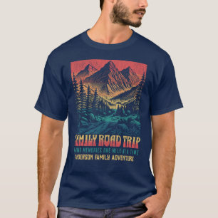Custom Family Reunion Road Trip Mountain T-Shirt