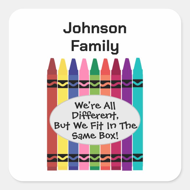 Custom Family Reunion Sticker (Front)