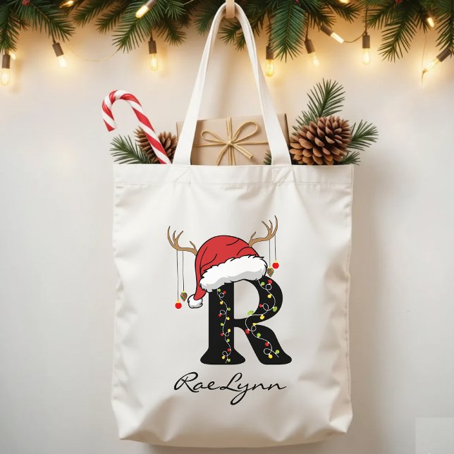 Custom Family Santa Christmas Bag for Bulk Gifts (Christmas gift for mom, Christmas bag for friends, Christmas bag for coworkers, Christmas bulk bags,)