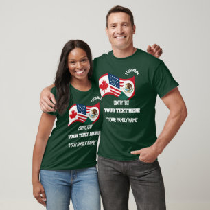 Custom Family Soccer Tournament Shirt - Ca EEU Mx