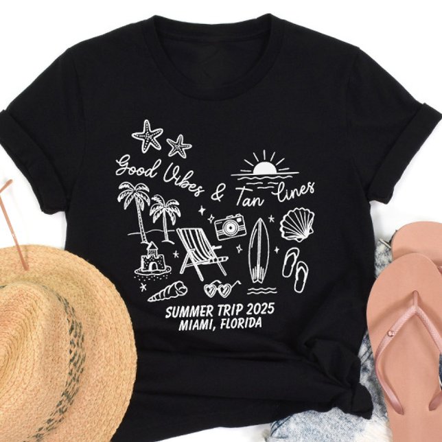Custom Family Summer Beach Trip Group Matching T-Shirt (Creator Uploaded)