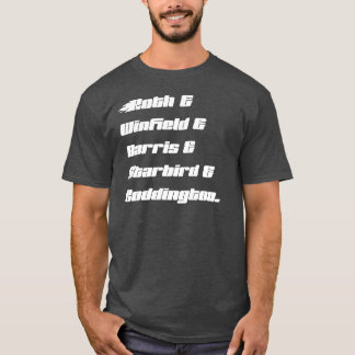 Custom Family Tee - light text on dark tee