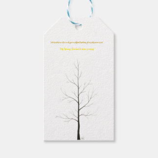 Custom Family Tree: Elegant Minimalist Art Gift Tags