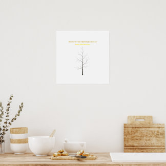Custom Family Tree: Elegant Minimalist Art Poster