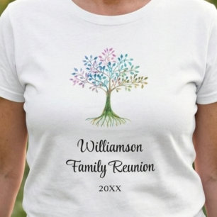 Custom Family Tree Family Reunion  T-Shirt