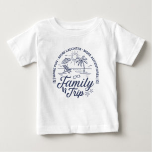 Custom Family Trip Group Matching Beach Vacation Baby T-Shirt