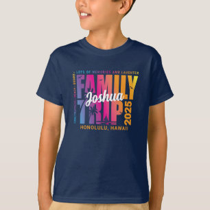 Custom Family Trip Matching Group Vacation T-Shirt
