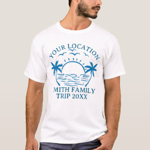 Custom Family Trip Men's Basic T-Shirt