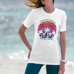 Custom Family Vacation Beach Cruise Palm Tree T-Shirt<br><div class="desc">Cool matching family vacation t-shirts for mom,  dad,  brother,  and sister to wear on an island cruise. Features beautiful palm trees in front of a pretty pink beach sunset. Perfect custom tees for your summer trip to the sea.</div>