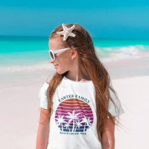 Custom Family Vacation Beach Palm Tree Kids