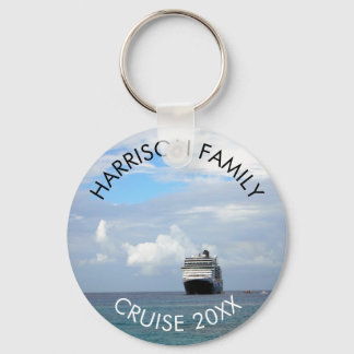 Custom Family Vacation Cruise | Ocean Cruise Ship Keychain