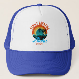 CUSTOM FAMILY VACATION MODE TRUCKER HAT