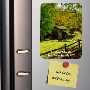 Custom Family Vacation Photo Refrigerator Magnet