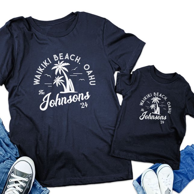 Custom Family Vacation Summer Beach Group Trip T-Shirt (Custom Family Vacation Summer Beach Group Trip T-Shirt)
