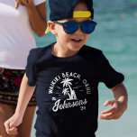 Custom Family Vacation Summer Beach Group Trip T-Shirt<br><div class="desc">Celebrate your beach vacation with our Custom Family Vacation Summer Beach Group Trip Matching T-Shirts! Perfect for family reunions, friends' getaways, or group trips, these personalized summer tees make unforgettable memories. Customize with names, dates, or destinations to make your vacation unique. Available in various sizes and colours, these matching tees...</div>