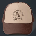 Custom Family Vacation Summer Beach Group Trip Trucker Hat<br><div class="desc">Celebrate your beach vacation with our Custom Family Vacation Summer Beach Group Trip Matching T-Shirts! Perfect for family reunions, friends' getaways, or group trips, these personalized summer tees make unforgettable memories. Customize with names, dates, or destinations to make your vacation unique. Available in various sizes and colours, these matching tees...</div>