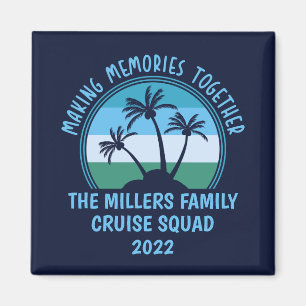 Custom Family Vacation Summer Reunion Beach Trip Magnet