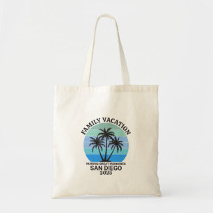 Custom Family Vacation Tote Bag