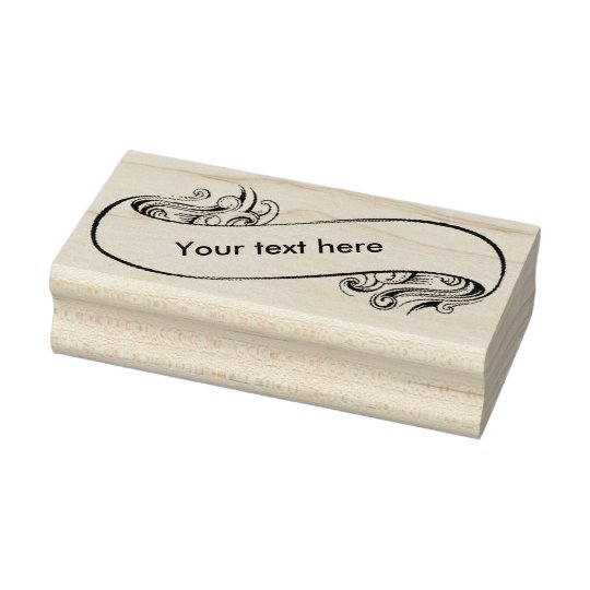 Custom Fancy Ribbon Stamp