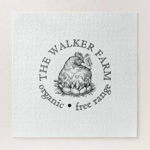Custom Farm Business Promotional Logo Jigsaw Puzzle