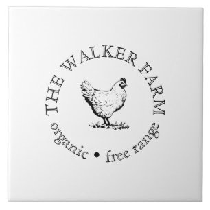 Custom Farm Business Promotional Logo Tile