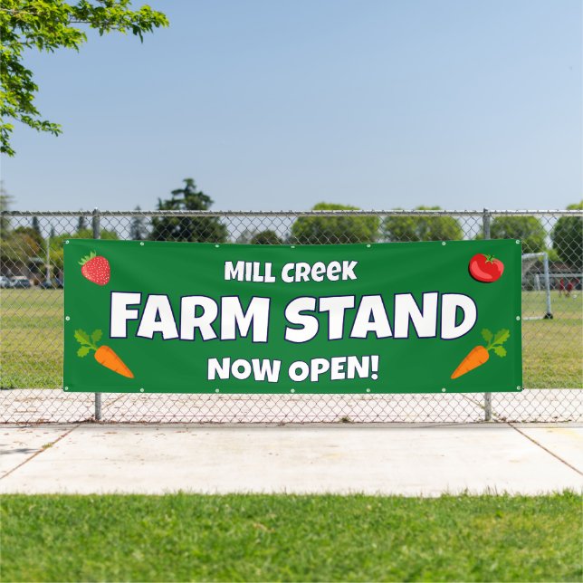 Custom Farm Stand Banner (Insitu)