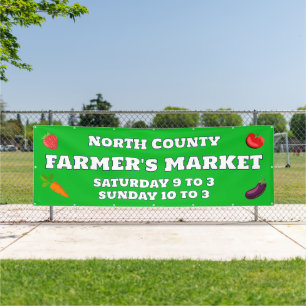 Custom Farmer's Market Banner
