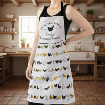 Custom Farmhouse Kitchen Chicken Pattern