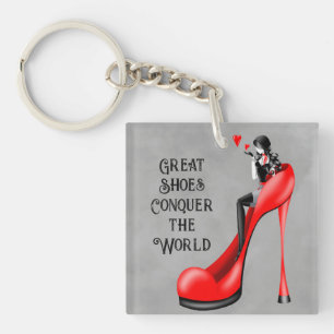 Custom Fashion Diva in Stiletto Keychain