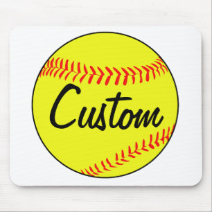 Custom Fastpitch Softball Mouse Pad