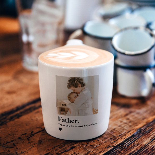 Custom Father Photo | Personalized Gift Espresso Cup (Creator Uploaded)