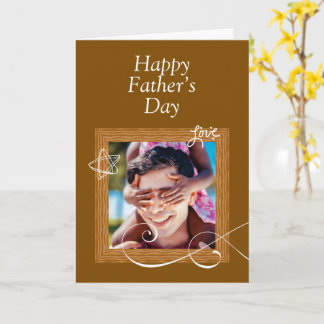 Custom Father’s Day Card with Photo – Personalized