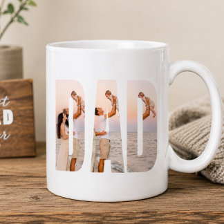 Custom Father’s Day Photo Mug for Dad