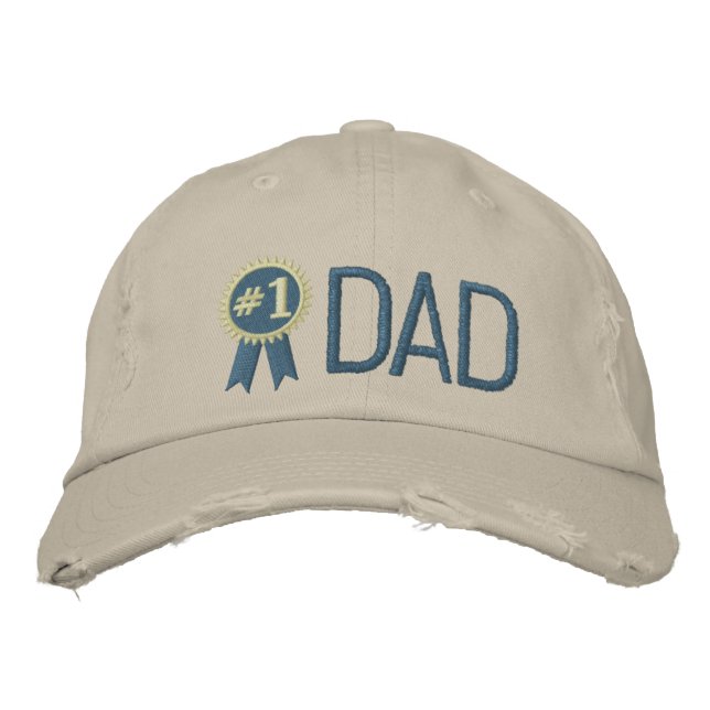 Custom Father's Day / Birthday Dad Embroidered Hat (Front)