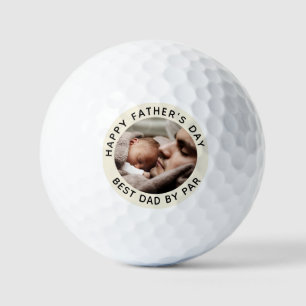 Custom Father's Day Cute Minimalist Photo Golf Balls